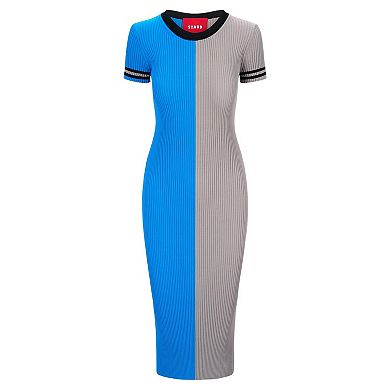 Women's STAUD Blue/Silver Detroit Lions Colleen Dress