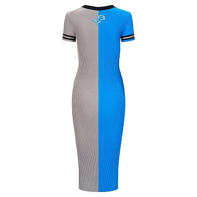 Women's STAUD Blue/Silver Detroit Lions Colleen Dress