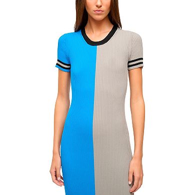 Women's STAUD Blue/Silver Detroit Lions Colleen Dress