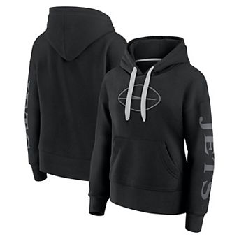 Women's Fanatics Black New York Jets Next Elements Pullover Hoodie