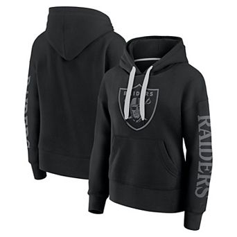 Women's Fanatics Black Las Vegas Raiders Next Elements Pullover Hoodie