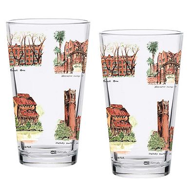 Florida Gators 2-Pack 16oz. Laura Wilcox University Pint Set