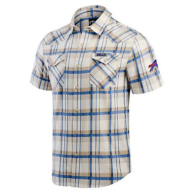 Men's Darius Rucker Collection by Fanatics Royal Buffalo Bills Plaid Full-Snap Shirt
