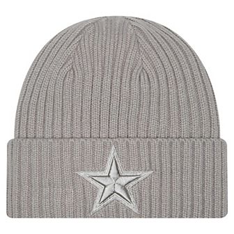 Men's New Era Gray Dallas Cowboys Color Pack Cuffed Knit Hat