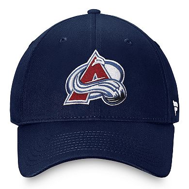 Men's Fanatics Navy Colorado Avalanche Core Adjustable Hat