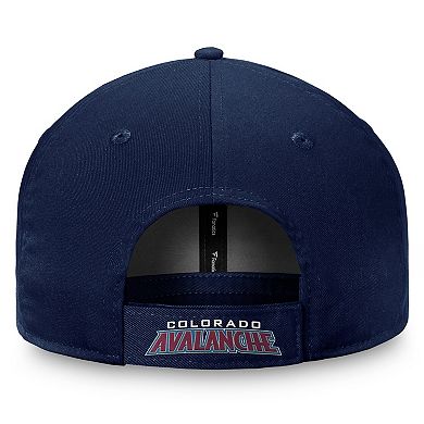 Men's Fanatics Navy Colorado Avalanche Core Adjustable Hat
