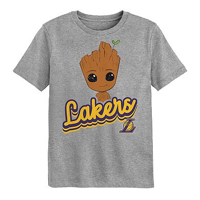 Preschool Los Angeles Lakers Two-Piece Guardians Of The Galaxy T-Shirt Set