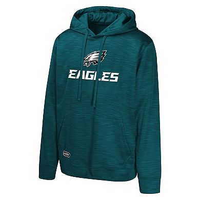 Men's Midnight Green Philadelphia Eagles Streak Fleece Pullover Hoodie