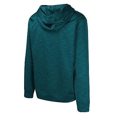 Men's Midnight Green Philadelphia Eagles Streak Fleece Pullover Hoodie