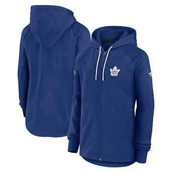 Women's Fanatics Blue Toronto Maple Leafs Authentic Pro Rink Fleece Full-Zip Jacket