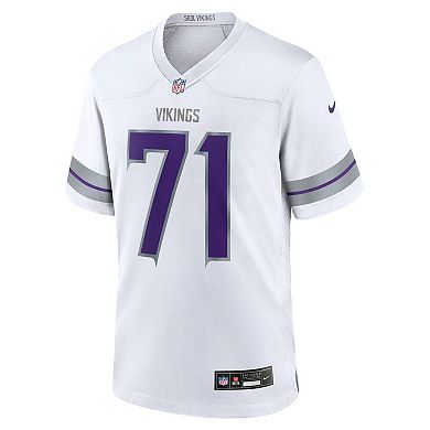 Men's Nike Christian Darrisaw White Minnesota Vikings Alternate Game Jersey