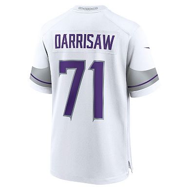 Men's Nike Christian Darrisaw White Minnesota Vikings Alternate Game Jersey