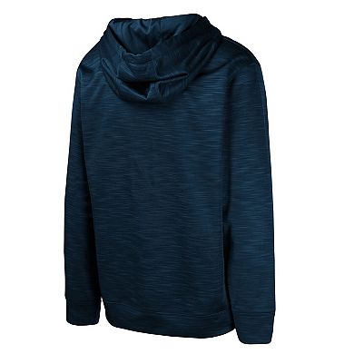 Men's Navy Houston Texans Streak Fleece Pullover Hoodie