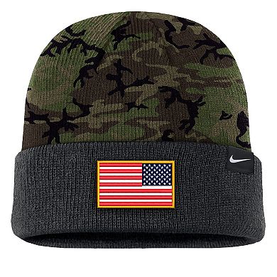 Men's Nike Camo Minnesota Golden Gophers Military Appreciation Cuffed Knit Hat