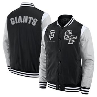 Men's Fanatics Black San Francisco Giants Elements Elite Full-Snap Jacket