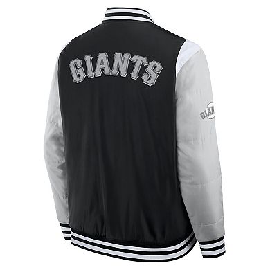 Men's Fanatics Black San Francisco Giants Elements Elite Full-Snap Jacket