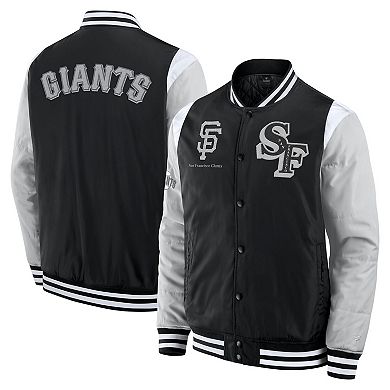 Men's Fanatics Black San Francisco Giants Elements Elite Full-Snap Jacket