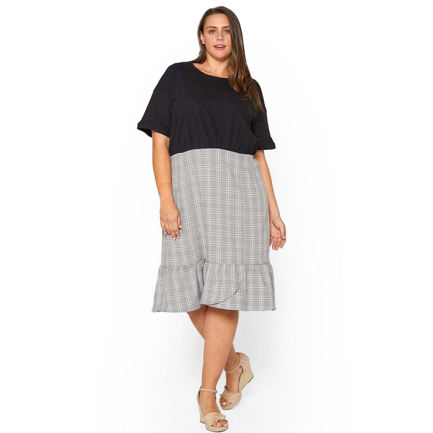Женские платья Glen Plus Size Glen Plaid Mermaid Dress