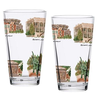Alabama Crimson Tide 2-Pack 16oz. Laura Wilcox University Pint Set
