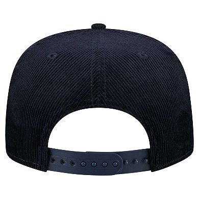 Men's New Era Navy Houston Astros Full Circle Corduroy Golfer Adjustable Hat