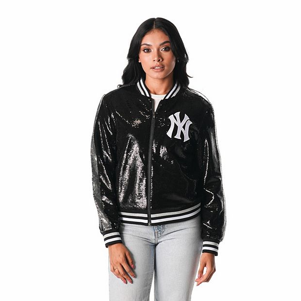 Women's The Wild Collective Black New York Yankees Sequin
