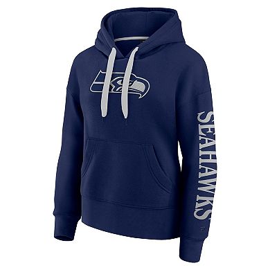 Women's Fanatics College Navy Seattle Seahawks Elements Next Pullover Hoodie