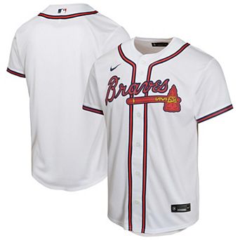 Youth Nike White Atlanta Braves Home Game Jersey
