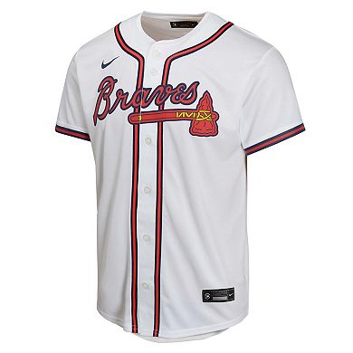 Youth Nike White Atlanta Braves Home Game Jersey