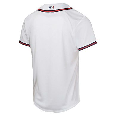 Youth Nike White Atlanta Braves Home Game Jersey