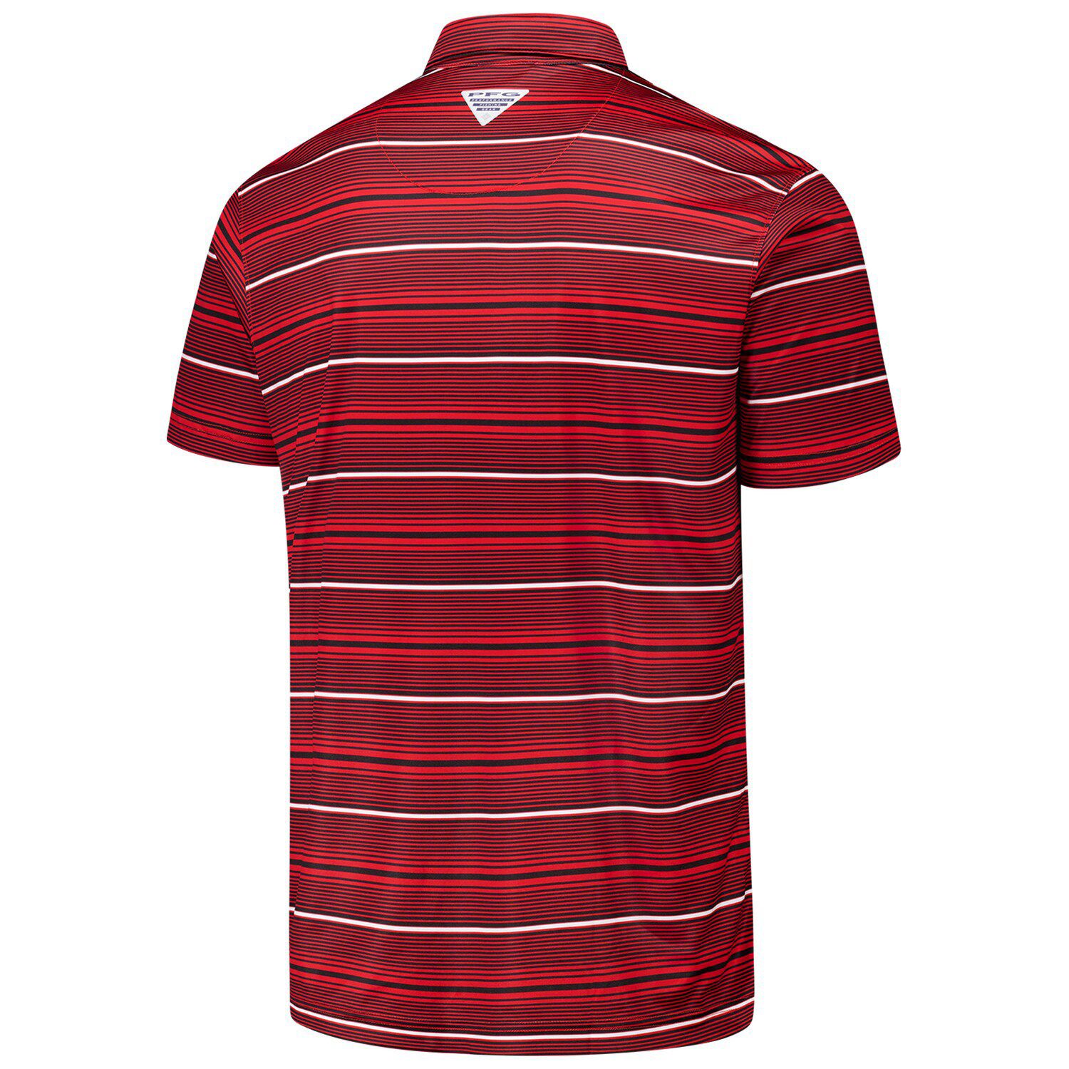 T-shirt Columbia Omni-Shade PFG UGA Georgia Bulldogs - Rouge 5XL - Manches Longues