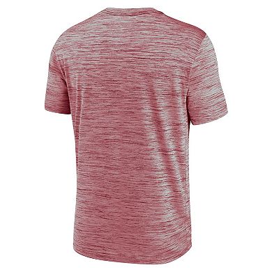 Men's Nike Cardinal USC Trojans Campus Center Block Velocity Performance T-Shirt