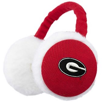 ZooZatz Red Georgia Bulldogs Fashion Knit Earmuffs
