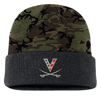 Men's Nike Camo Virginia Cavaliers Military Appreciation Cuffed Knit Hat