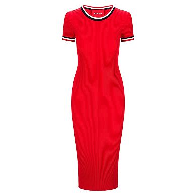 Women's STAUD Red/Black Kansas City Chiefs Colleen Dress