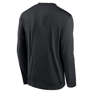 Men's Nike Black USC Trojans Primetime Alternate Logo Legend Performance Long Sleeve T-Shirt
