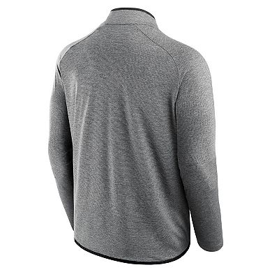 Unisex Fanatics Charcoal San Francisco 49ers Front Office Performance Primary Quarter-Zip Jacket