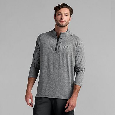 Unisex Fanatics Charcoal San Francisco 49ers Front Office Performance Primary Quarter-Zip Jacket