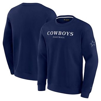 Unisex Fanatics Navy Dallas Cowboys Elements Unlimited Fleece Pullover Sweatshirt