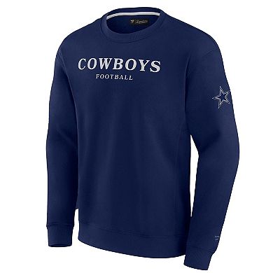 Unisex Fanatics Navy Dallas Cowboys Elements Unlimited Fleece Pullover Sweatshirt