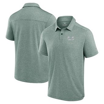 Men's Fanatics Green Miami Hurricanes Performance Polo