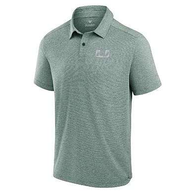Men's Fanatics Green Miami Hurricanes Performance Polo