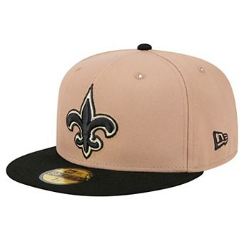 Men's New Era Tan New Orleans Saints  Logo Main 59FIFTY Fitted Hat