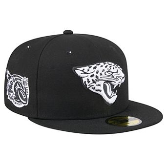 Men's New Era Black Jacksonville Jaguars Main Patch 59FIFTY Fitted Hat