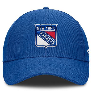 Men's Fanatics Blue New York Rangers Core Adjustable Hat