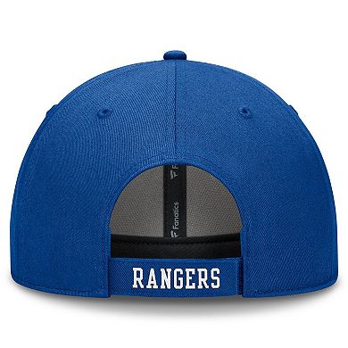 Men's Fanatics Blue New York Rangers Core Adjustable Hat