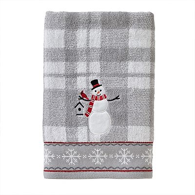 Skl Home By Saturday Knight Ltd Whistler Snowman Bath Towel