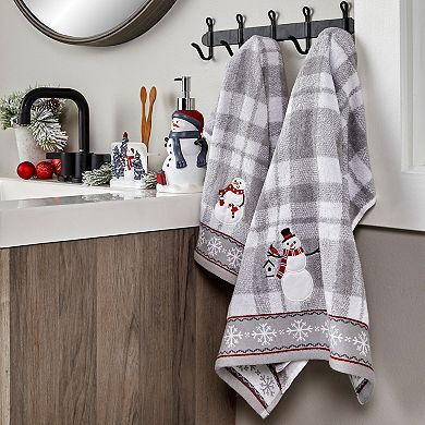 Skl Home By Saturday Knight Ltd Whistler Snowman Bath Towel
