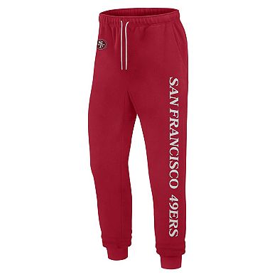 Unisex Fanatics Scarlet San Francisco 49ers Elements Phenom Fleece Jogger Pants