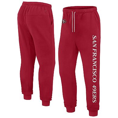 Unisex Fanatics Scarlet San Francisco 49ers Elements Phenom Fleece Jogger Pants