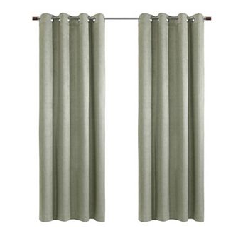 Paris 100% Blackout Window Treatment Grommet Curtain Panel For Bedroom Livingroom